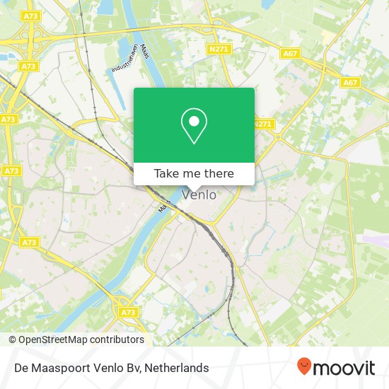 De Maaspoort Venlo Bv kaart