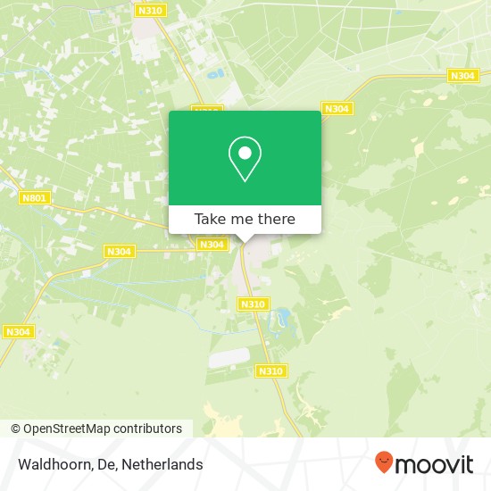 Waldhoorn, De kaart