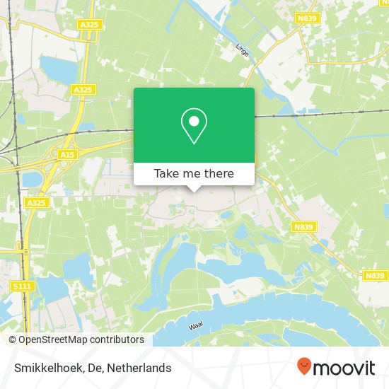 Smikkelhoek, De kaart