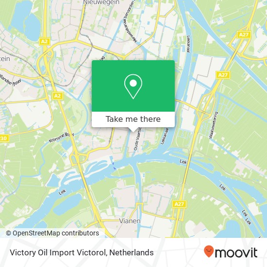 Victory Oil Import Victorol kaart