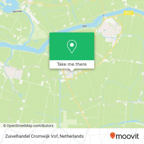 Zuivelhandel Cromwijk Vof kaart