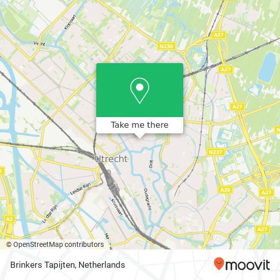 Brinkers Tapijten kaart