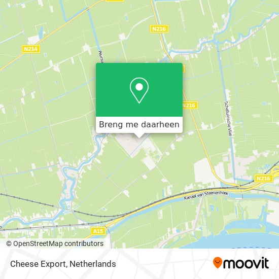 Cheese Export kaart