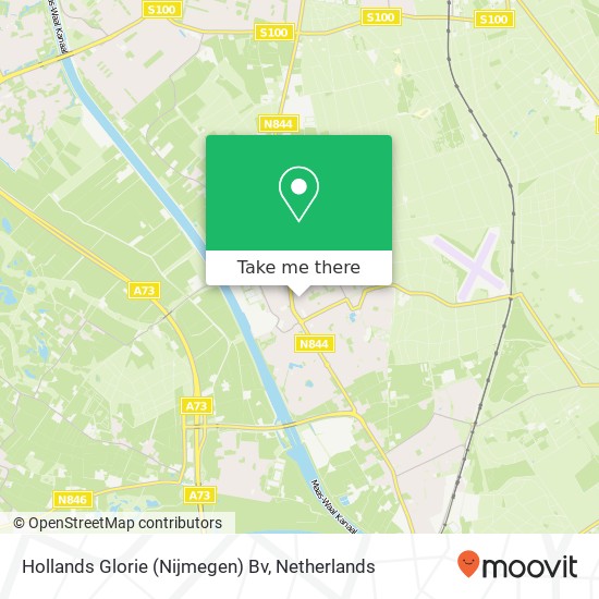 Hollands Glorie (Nijmegen) Bv kaart