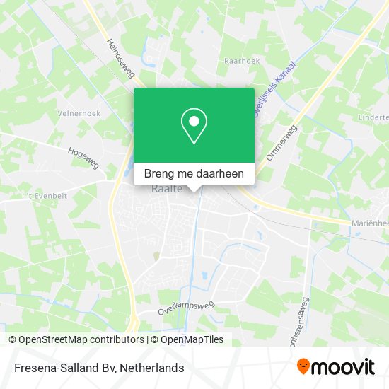 Fresena-Salland Bv kaart