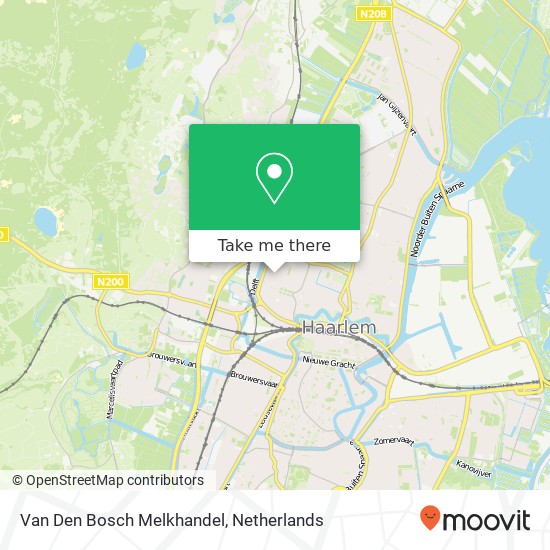 Van Den Bosch Melkhandel kaart