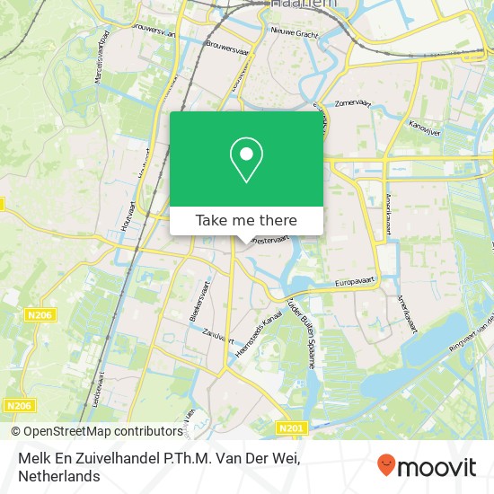 Melk En Zuivelhandel P.Th.M. Van Der Wei kaart