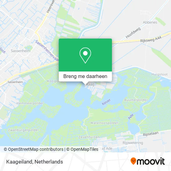 Kaageiland kaart