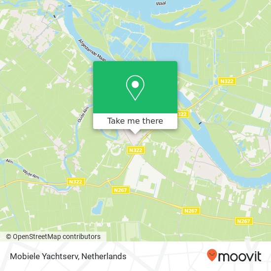 Mobiele Yachtserv kaart