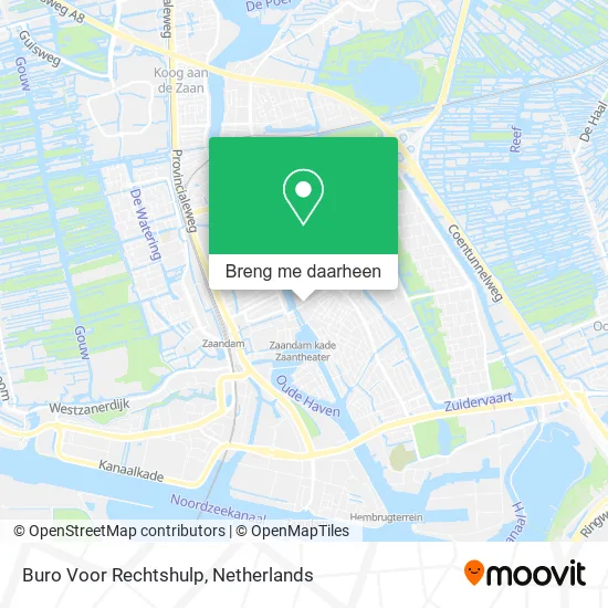 Buro Voor Rechtshulp kaart