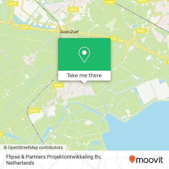 Flipse & Partners Projektontwikkeling Bv kaart