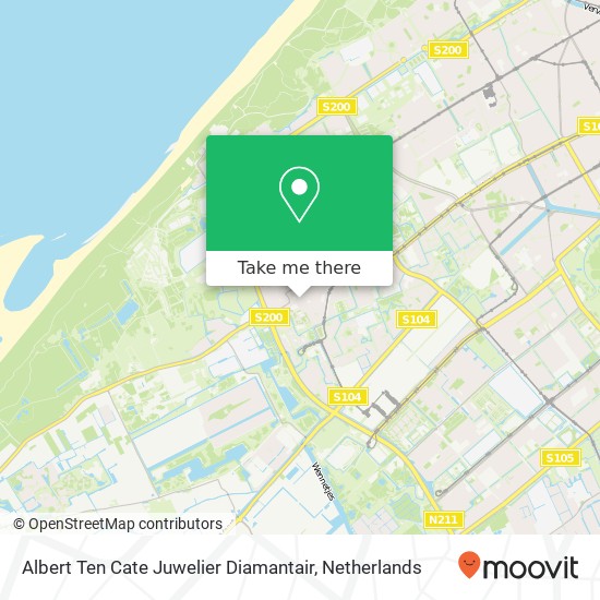 Albert Ten Cate Juwelier Diamantair kaart