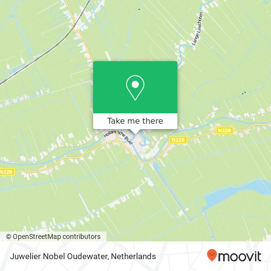 Juwelier Nobel Oudewater kaart