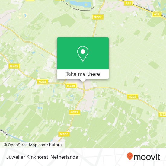 Juwelier Kinkhorst kaart