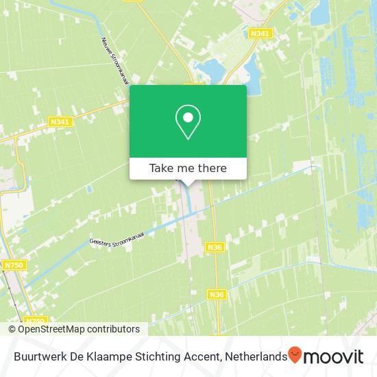 Buurtwerk De Klaampe Stichting Accent kaart