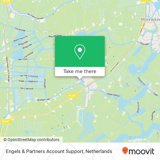 Engels & Partners Account Support kaart