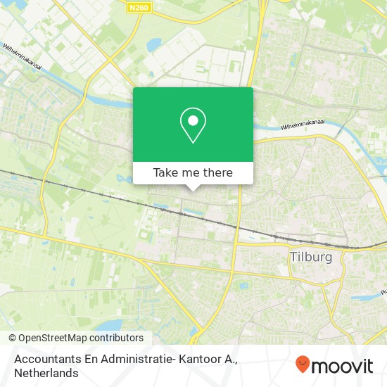 Accountants En Administratie- Kantoor A. kaart