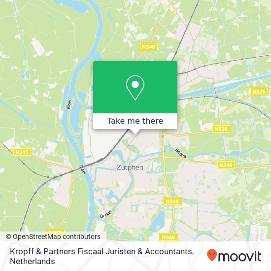 Kropff & Partners Fiscaal Juristen & Accountants kaart