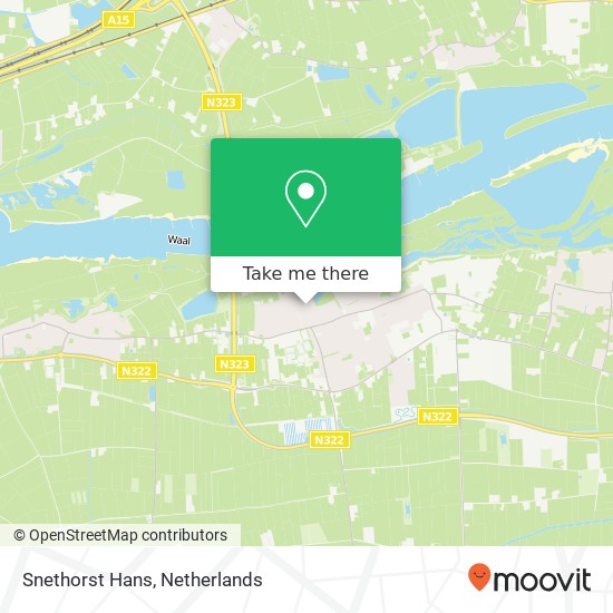 Snethorst Hans kaart