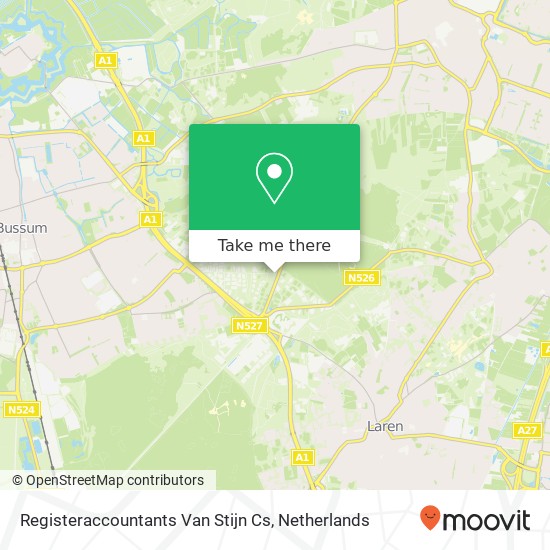 Registeraccountants Van Stijn Cs kaart