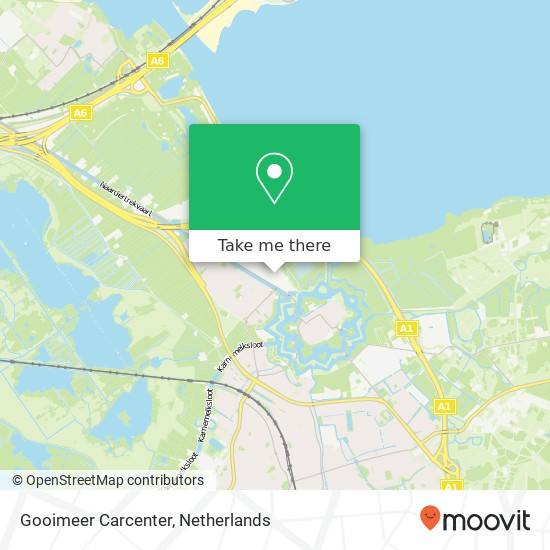 Gooimeer Carcenter kaart