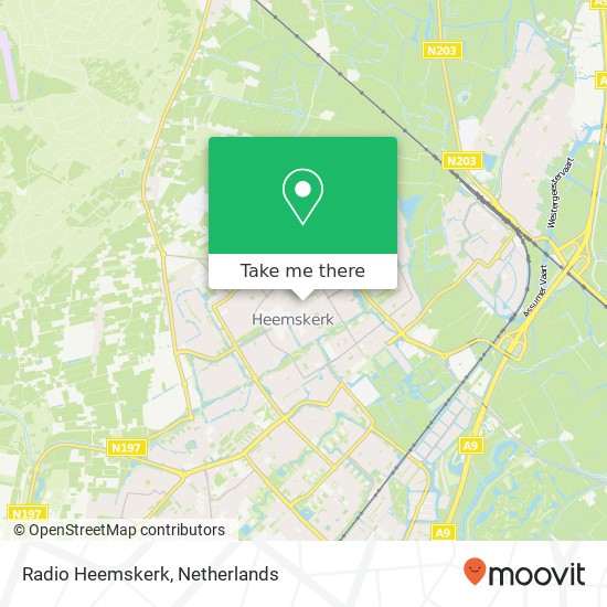Radio Heemskerk kaart