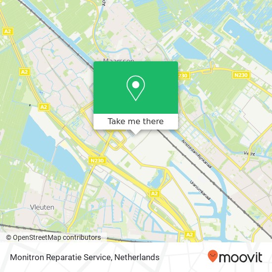 Monitron Reparatie Service kaart