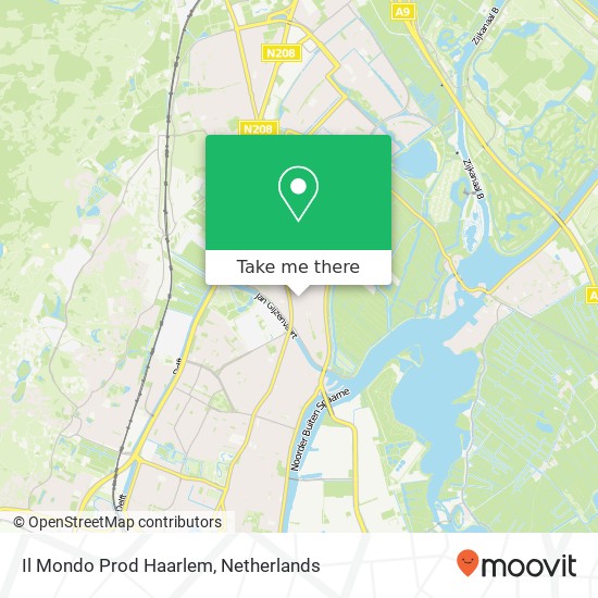 Il Mondo Prod Haarlem kaart