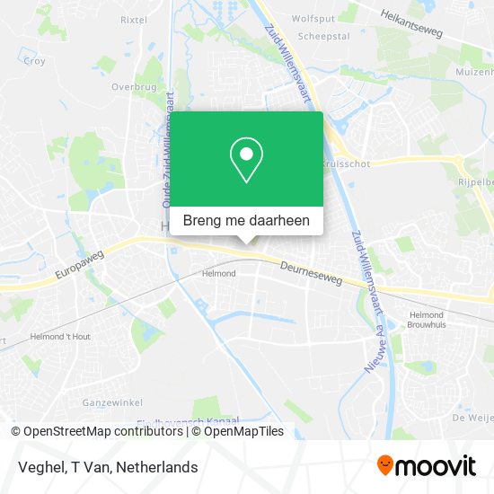 Veghel, T Van kaart