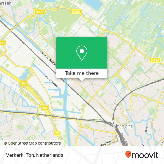 Verkerk, Ton kaart