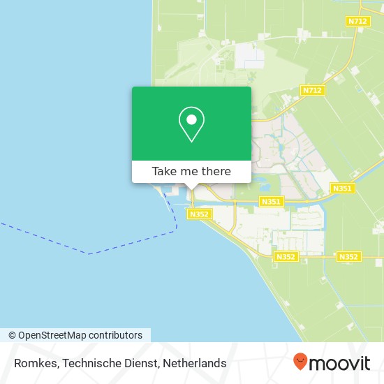 Romkes, Technische Dienst kaart