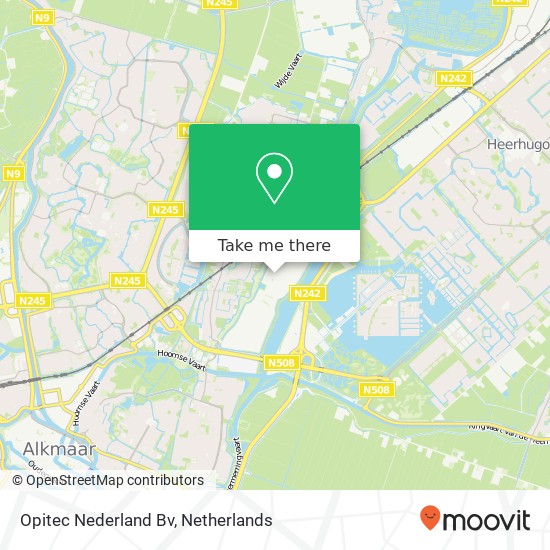 Opitec Nederland Bv kaart