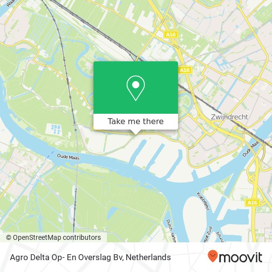 Agro Delta Op- En Overslag Bv kaart