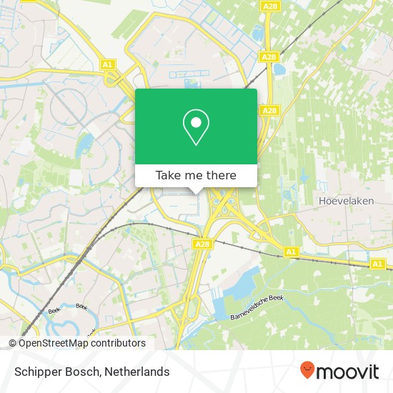 Schipper Bosch kaart