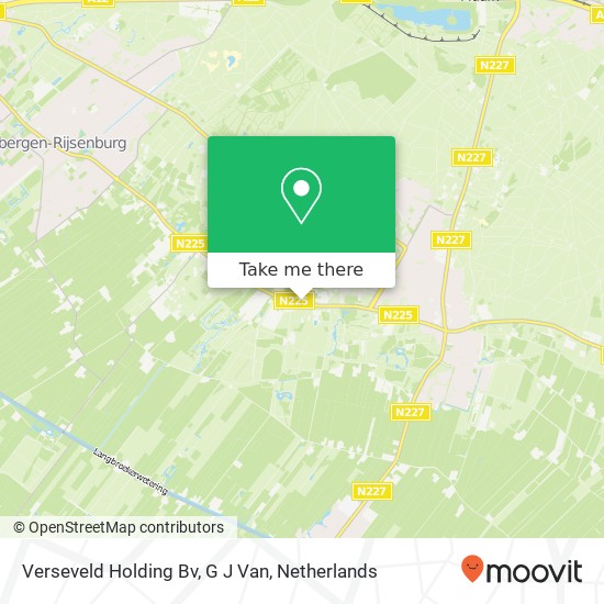 Verseveld Holding Bv, G J Van kaart