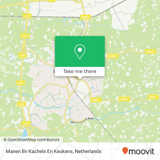 Manen Bv Kachels En Keukens kaart