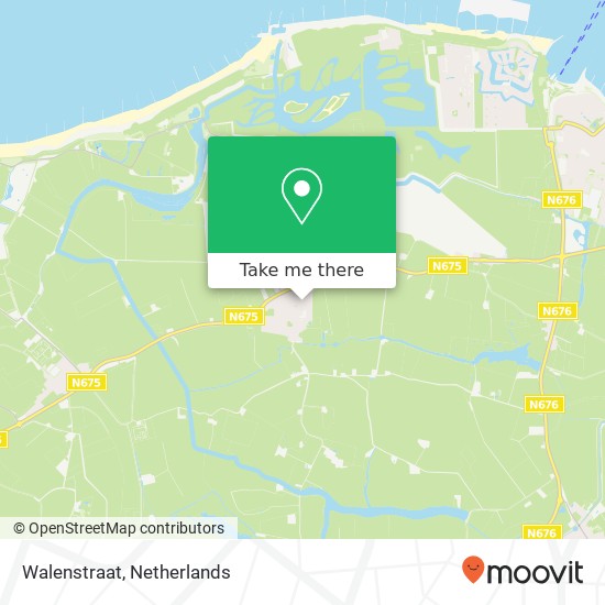 Walenstraat, Walenstraat, 4503 Groede, Nederland kaart