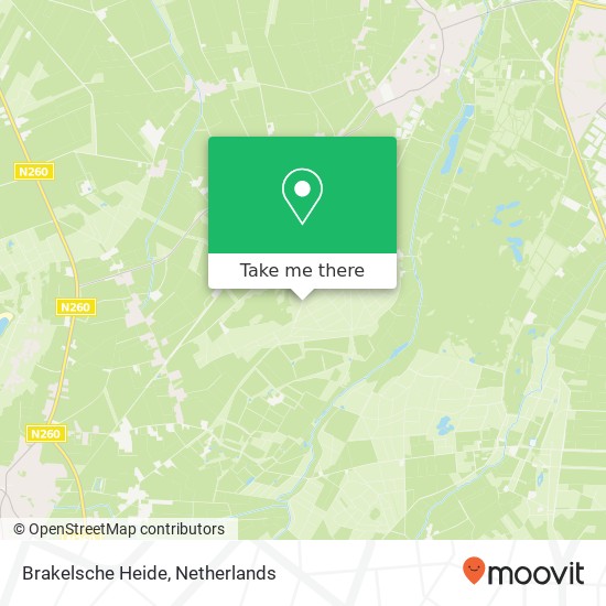 Brakelsche Heide kaart