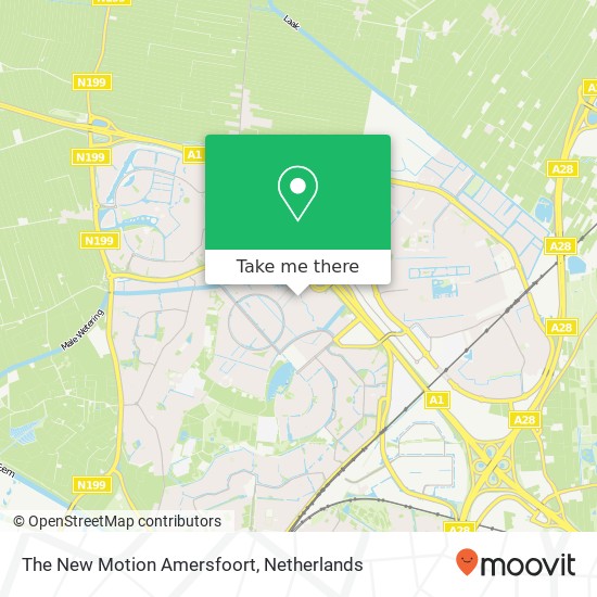 The New Motion Amersfoort kaart