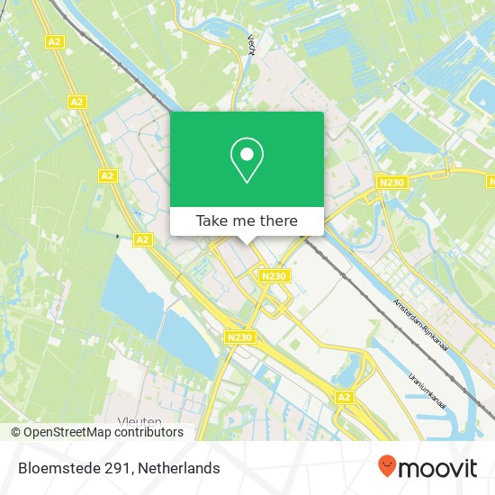 Bloemstede 291, Bloemstede 291, 3608 VJ Maarssen, Nederland kaart