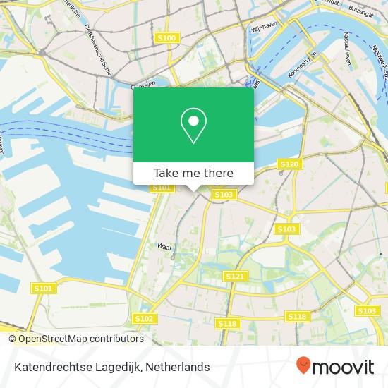 Katendrechtse Lagedijk, 3082 Rotterdam kaart