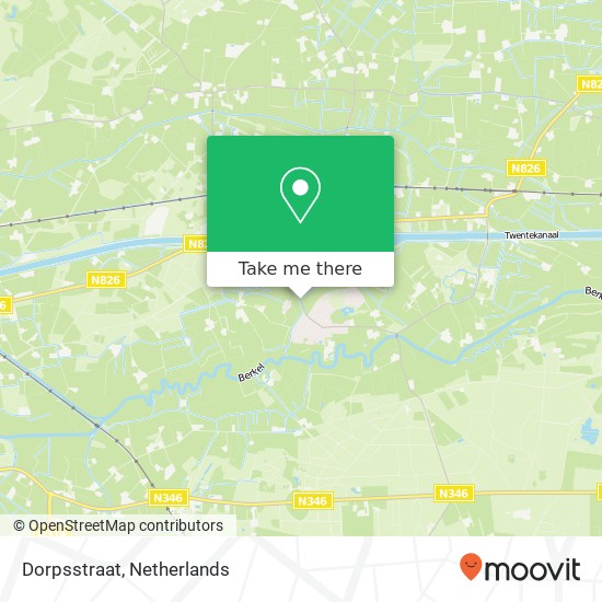 Dorpsstraat, Dorpsstraat, 7218 Almen, Nederland kaart