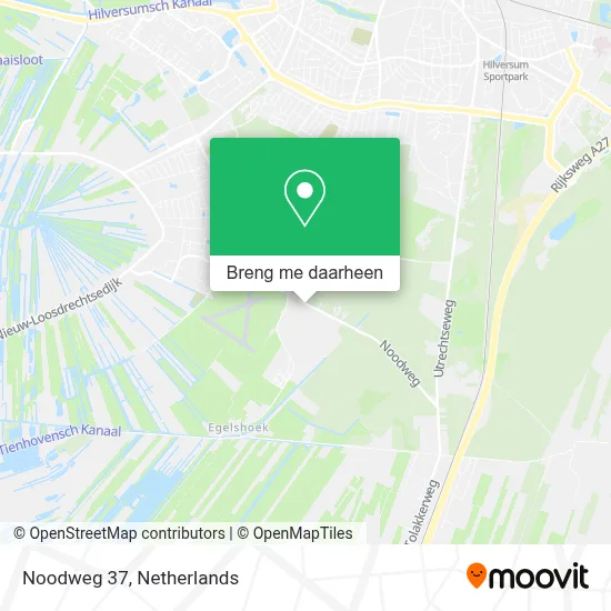 Noodweg 37 kaart