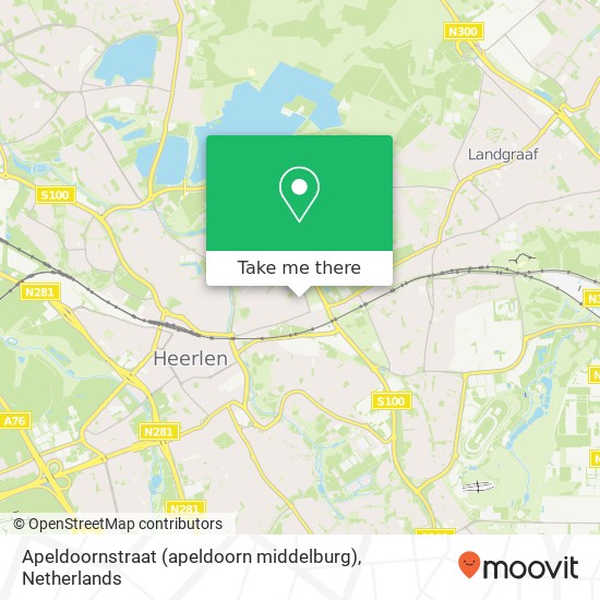 Apeldoornstraat (apeldoorn middelburg), 6415 Heerlen kaart