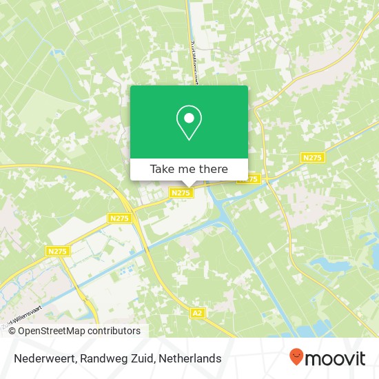 Nederweert, Randweg Zuid kaart