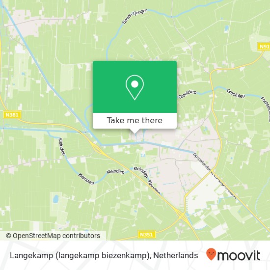 Langekamp (langekamp biezenkamp), 8431 PW Oosterwolde kaart