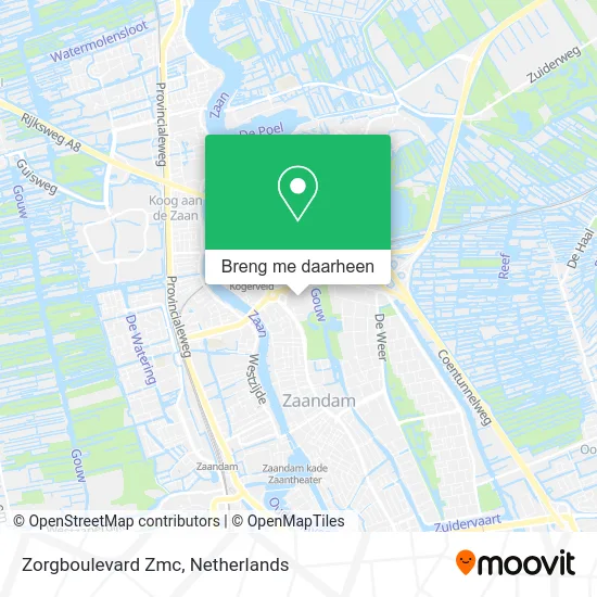 Zorgboulevard Zmc kaart