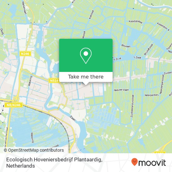 Ecologisch Hoveniersbedrijf Plantaardig, Dorpsstraat 66 kaart
