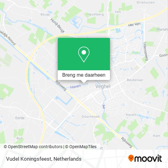 Vudel Koningsfeest kaart