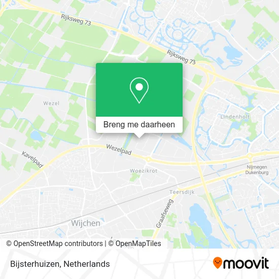 Bijsterhuizen kaart